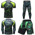 Custom Printed Own Designs Sublimation Sports Set Custom Mma Shorts for Men Boys Kids Rashguard Sets