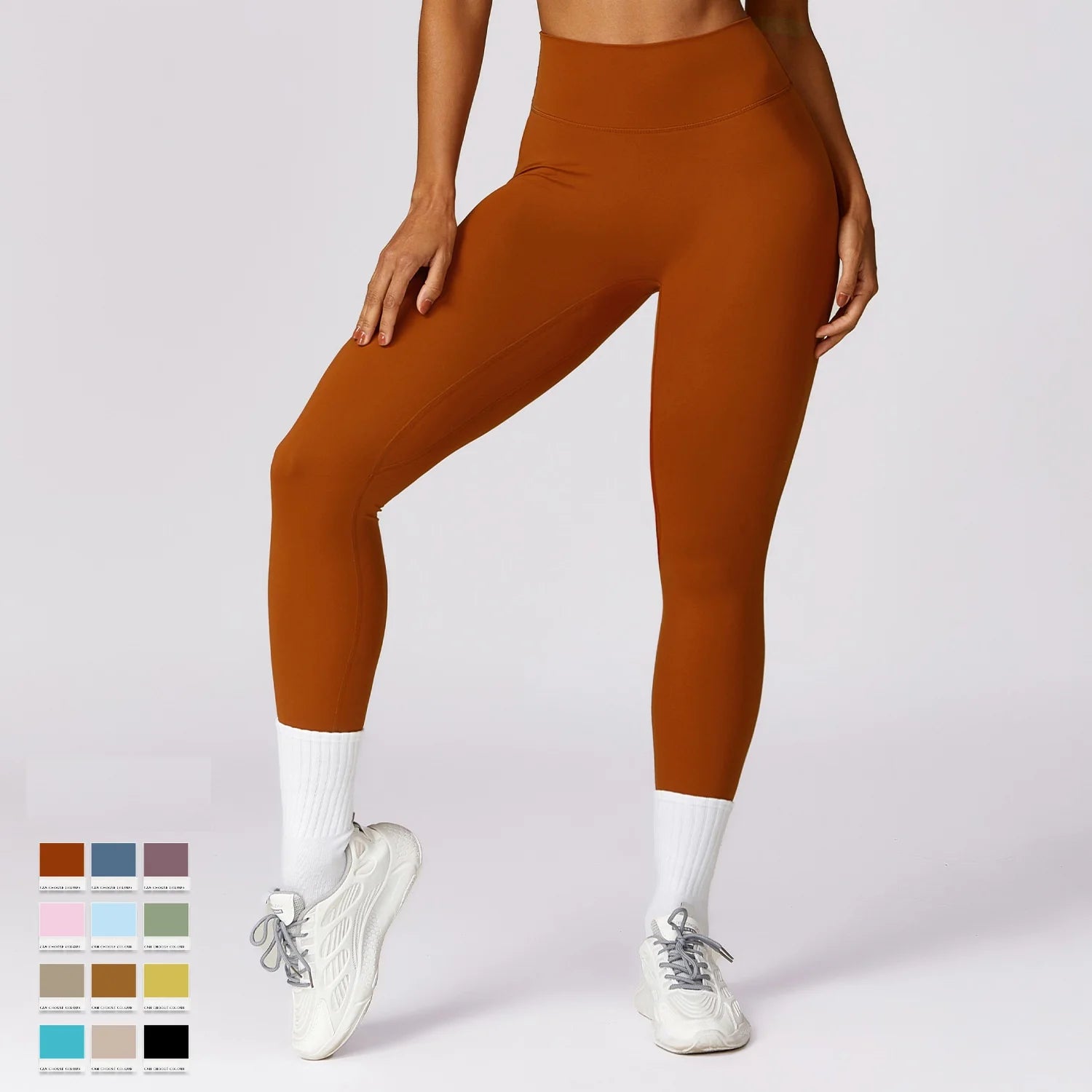 Custom Logo Women Sportswear High Waist Sports Pants Gym Fitness Wear Tights Yoga Leggings Women Sports Workout Leggings