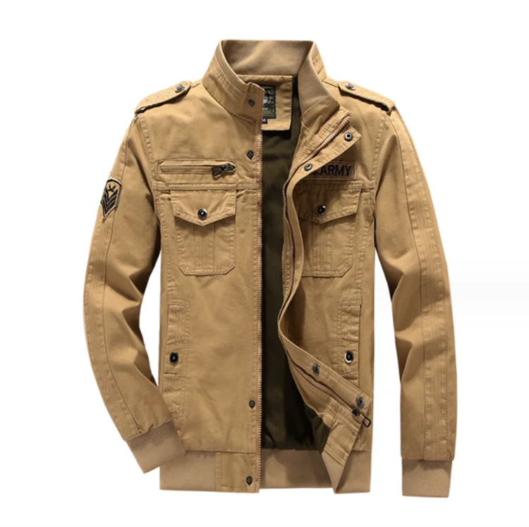 Men's Jacket Jacket Spring and Autumn Cotton Jacket
