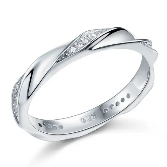 Jewelry Manufacturers Simple 925 Sterling Silver Jewelry Wholesale Engagement Ring for Women Nature Engagement Ring