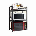 3 Layers Household Kitchen Double - Layer Microwave Oven Rack
