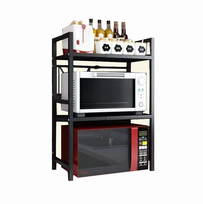 3 Layers Household Kitchen Double - Layer Microwave Oven Rack