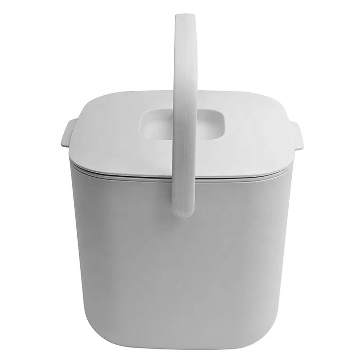 Hot Selling 7L PP Kitchen Compost Bin Pail Trash Can Portable Kitchen Countertop Compost Bin with Inner Bucket