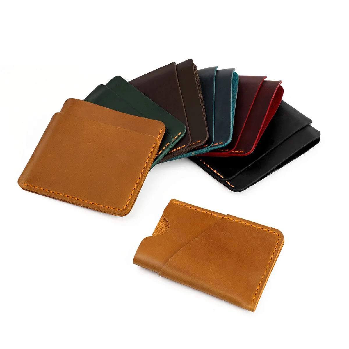 Factory Wholesale Credit Card Wallet Holder Genuine Leather Custom Business Card Holder