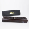 Custom Logo Foil Stamping MDF Wooden Box Magnet Wood Storage Packaging Box With Magnet