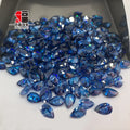 Baifu 3A Sapphire Pear Shape Cut Cubic Zirconia Loose Stones Synthetic CZ Gems for Jewelry Making