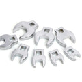 8Pcs 3/8 Inch Drive Crowfoot Wrench Set 10 - 22mm Metric Chrome Plated Crow Foot Metric or Imperial Keys Set Multitool