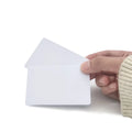 In Stock No Chip Printing White Card Standard Size Glossy PVC Blank Card