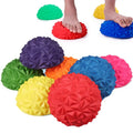 Pvc Spiky Massage Ball Half Massage Yoga Fitness Ball Balance Stepping Pods Hedgehog Massage Ball