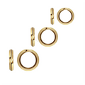 GP US Round Split Ring 14K Gold Filled for Permanent Jewelry Chains Jump Locks Split Rings Clasp Wholesale