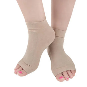 Silicone Gel Sports & Comfort Insoles Plantar Fasciitis Heel Protection Ankle Sock with Arch Support