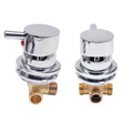 Shower Screen Cold Hot Faucet Bathroom Water Mixing Valve Copper Switch Valve Shower Room Bathtub Accessories