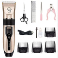 2022 Newest Plastic Household Pet Dog Cat Hair Clippers Grooming Shaver Hair Cutter Machine with Charging Power Source Wholesale
