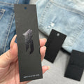 Luxury Frosted Pvc hang Tag/Cardboard Paper Hang Tags for Clothing Own LogoClothing hang Tag Labels with New Design