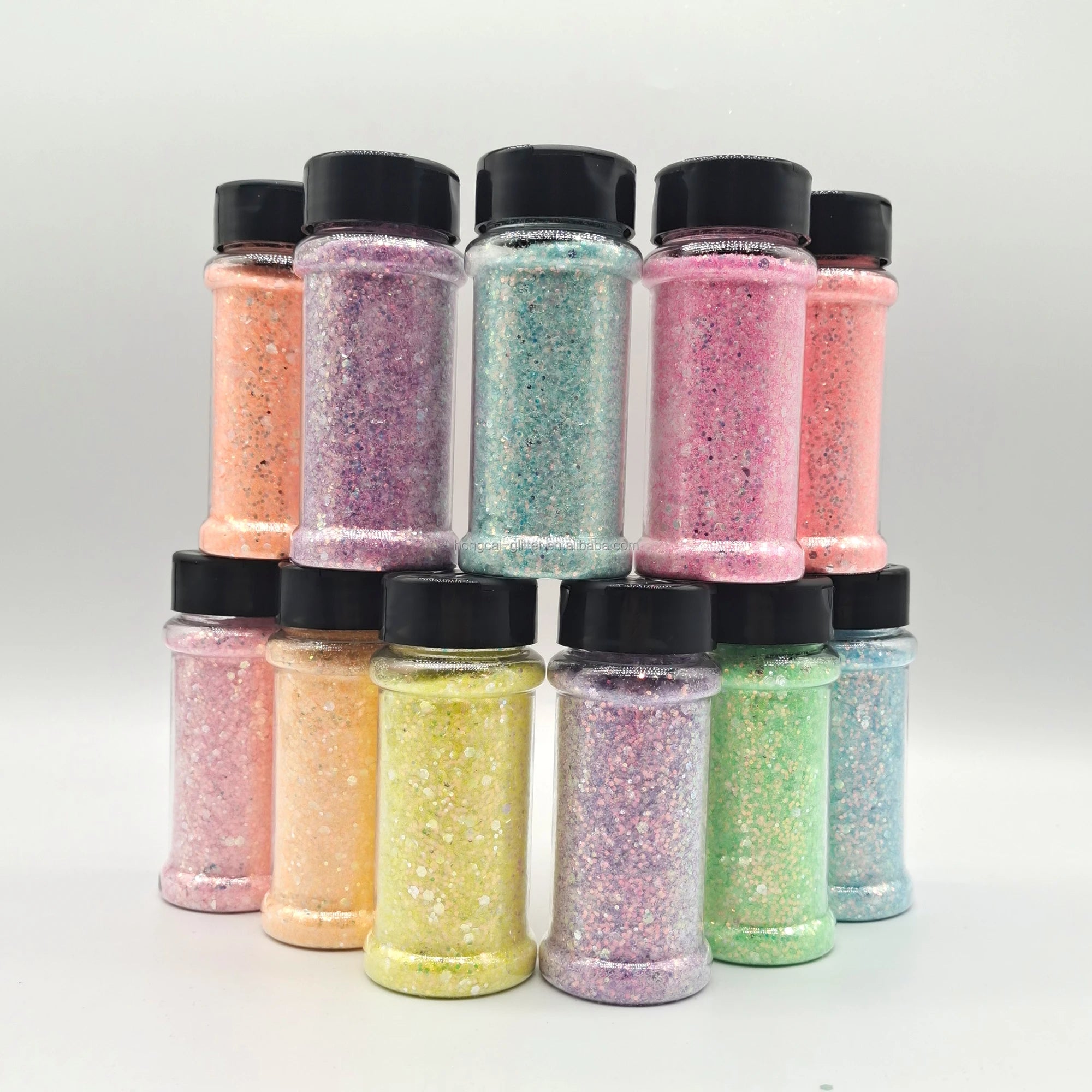 Wholesale Polyester Chunky Mix Glitter for Resin Crafts Glitter Christmas Decorations