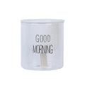 Dropshipping Cute Planter Pot Self Watering Planter Good Morning Lettering Small Plants Flowers Pot for Bathroom Decor