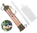 Personal Water Filter Straw with 4500 Liters Filtration 0.01 Micron Purifier Straw Outdoor Survival Gear MegaBDM