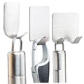 Stainless Steel Bathroom Robe Hooks Adhesive Wall Hook Towel Holder Bathroom Kitchen Hardware Multi-Purpose Hanger Hook
