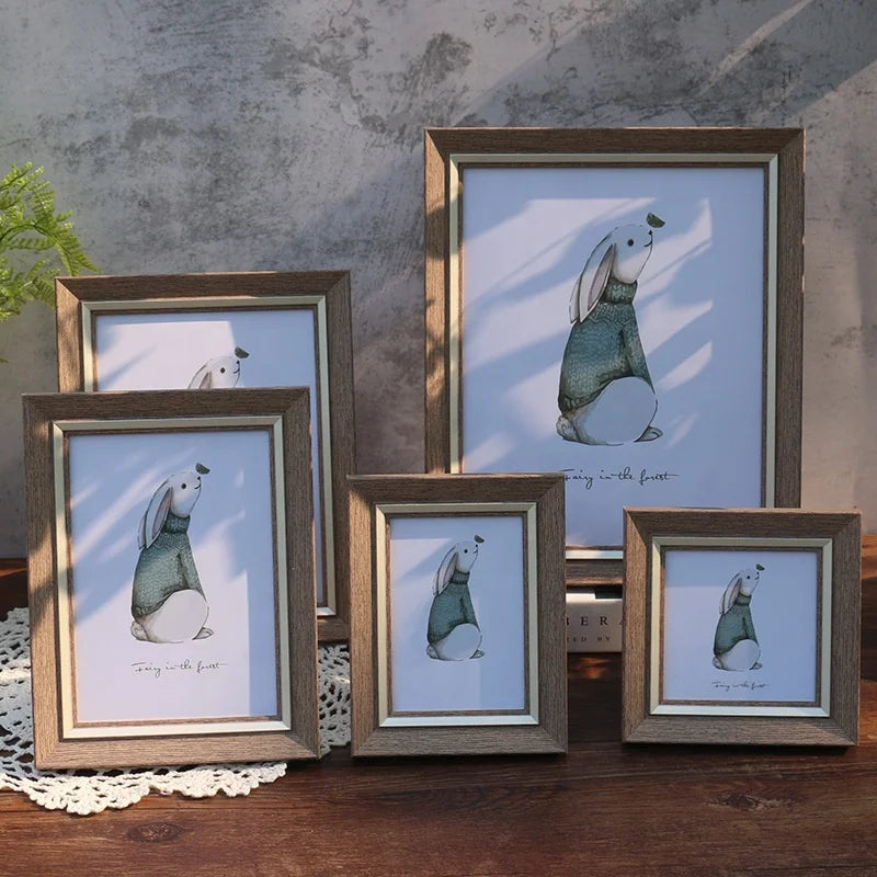 Resin Creative Simple Wedding Photo Frame 7 5 Inches A4A3 Wall Hanging Photo Frame