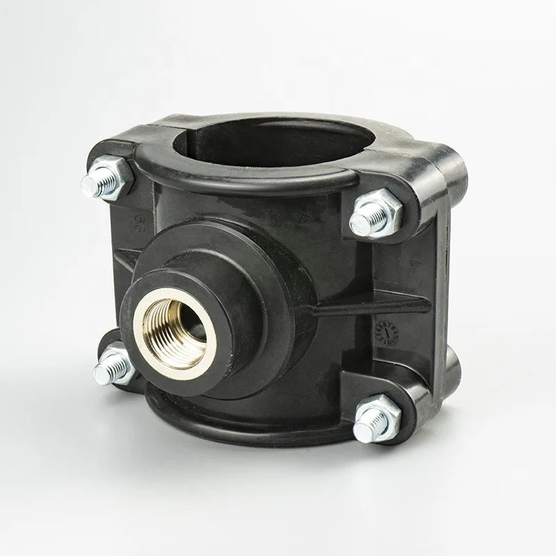 Pntek 2022 Pn16 Hdpe Pipe Fitting Female Saddle Clamp Single Clamp Saddle PP Compression Fittings MegaBDM