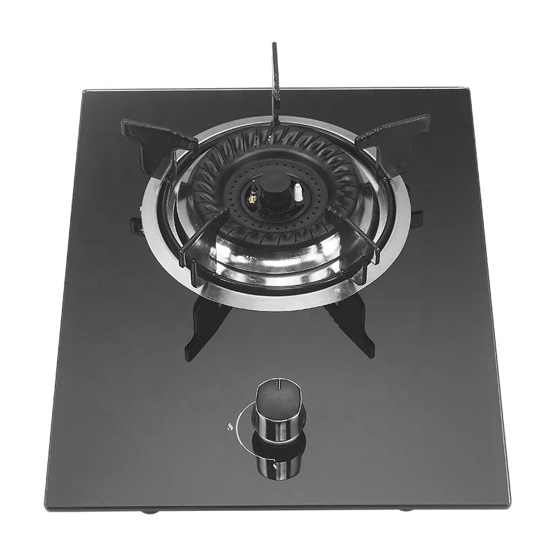 Built in Tempered Glass Gas Stove Oven with 1 burner 13cm Single burner Gas Cooker Stove