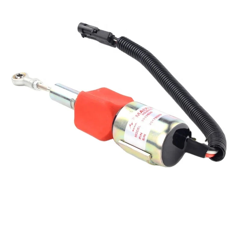 Excavator Parts 12V 24V diesel Engine Shut off Valve Stop Solenoid Valve 3932529 3932530