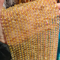 Wholesale 4/6/8/10mm Natural Stone Gold Rutilated Quartz Crystal Round Loose Beads for Jewelry Making DIY Bracelet Necklace
