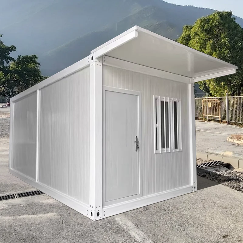 20 ft Detachable Container House Modular Prefab Tiny House Mobile Living Unit for Emergency Rescue Relief Camp Sandwich Panel