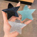 Acrylic Sparkling Star Creative Accessories Girls Hair Clip Pentacle Pentagram Grab Clip