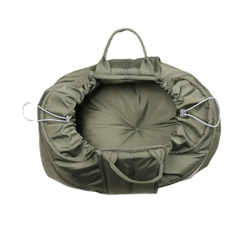 Waterproof Eco-Friendly Cotton Leather Nylon Oxford Pet Dog Carrier Soft-Sided Car Seat Dog Bag with Handle
