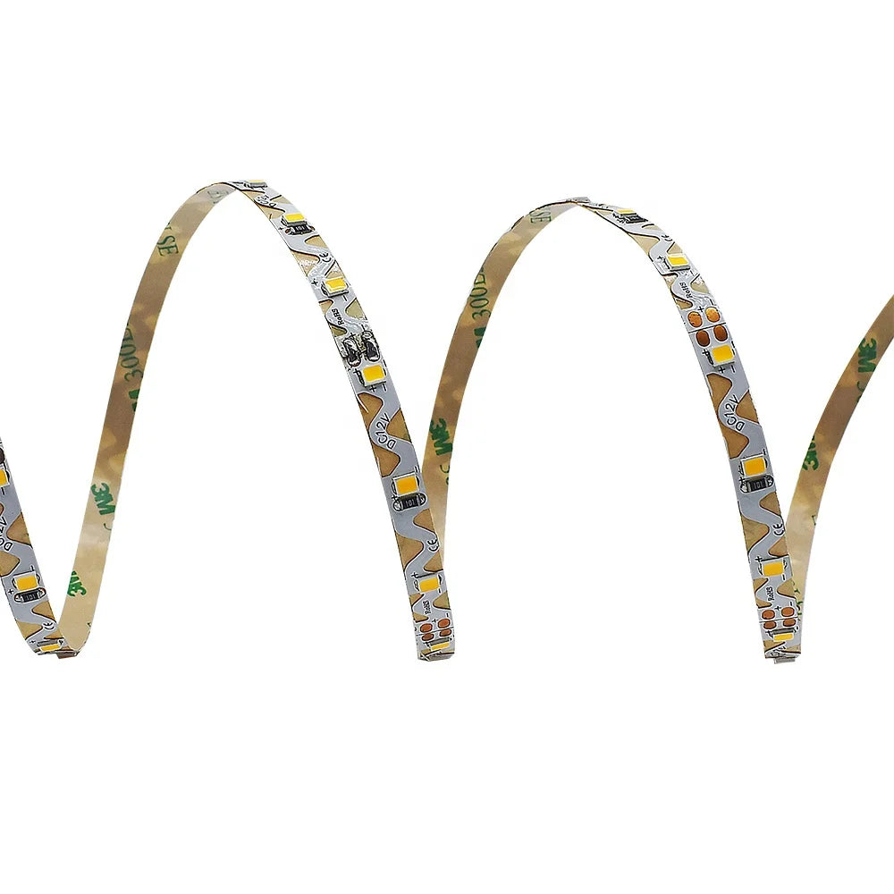 S LED Strip Light Flexible DC12V Copper Remote Control S Shape White Warm White for Landscape Billboard