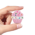 Kovict Silicone Focal Beads Mixed Color Cupcake Silicone Loose Beads for DIY Beading Mom Nursing NecklacePendant Accessories