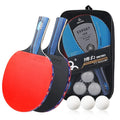 Boli Professional Table Tennis Racket Set Wood and Rubber Ping Pong Bat Paddle for Sport Use