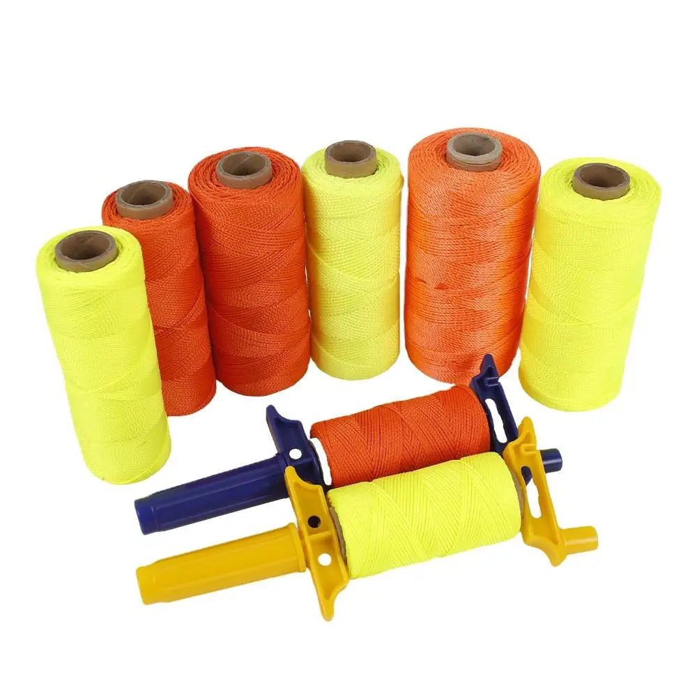 Hot Sale 120m Red Yellow Blue Nylon Handle Rope Laser Level Mason Chalk Line Building Construction Materials 1-3mm CN SHN
