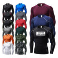 Polyester and Spandex Summer Comfortable Custom Long Sleeve Wholesale Quick-drying Sport Long Sleeve for Men