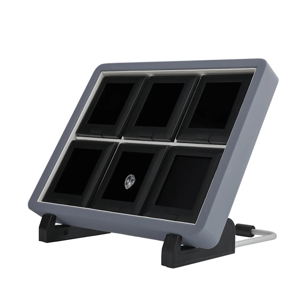 Dikai Tools GemTrue Brand Diamond Display Boxes in Luxury Tray Set Lightweight & Durable DK21624S-6