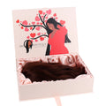 Luxury Private Label Human Hair Wig Box Bundle Matt Lamination Embossing Recyclable Rigid Boxes for Hair Extension Custom