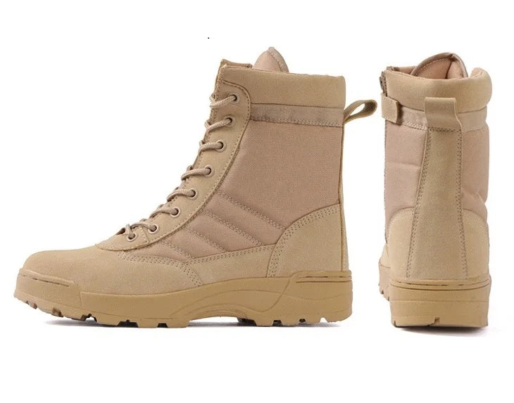 Fashion Tactical Boots Rubber Rain Boots Motorcycle Boots.