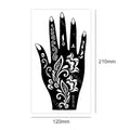 Henna Tattoo Stencils Kit for Hand Body Art Indian Arabian Temporary Tattoo Template Mehndi Stencil Stickers