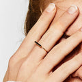 EManco Fashion Gold Plated Geometric Ring Minimalist Ladies Rings 316L Stainless Steel Knuckles Rings for Women