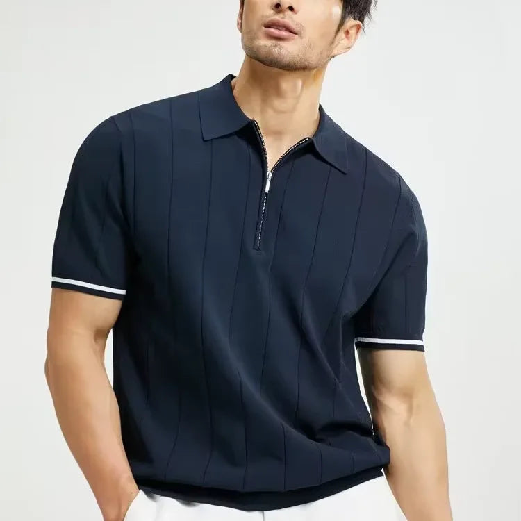 M-3XL  Short Sleeved Polo Shirt Artistic New Youth Fashion T-shirt Minimalist Japanese Trendy T-shirt