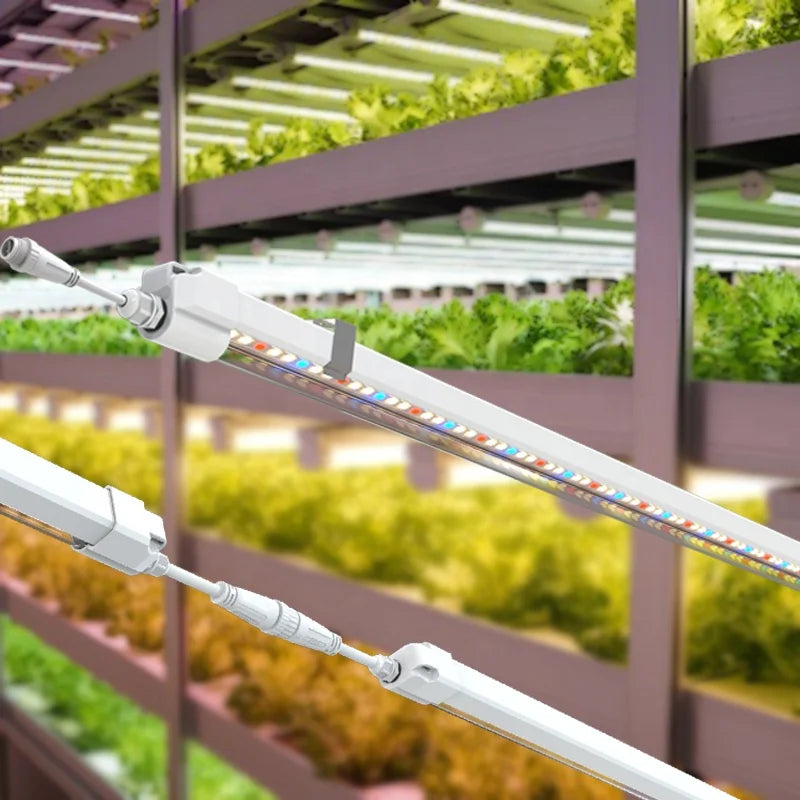 T5 Grow Lights Tube 4ft 20w Vertical Farming Equipments Clone Linear Grow Lights Indoor IP65 Hydroponic Led Tube Grow Light