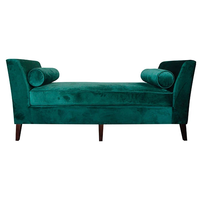 High Grade Velvet Green Long Bench Modern Eco-Friendly Dining Chair for Bedroom Sofa Stools & Ottomans