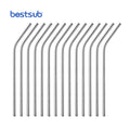 BestSub Stainless Steel Bending Straw 0.6*29cm Eco-Friendly Bar Accessories for BW34-900