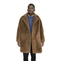 Custom 2023 Men's Luxury Shearling Lamb Fur Coat Classic Blazer Style Waterproof and Warm Winter Classic Luxury Coat