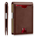 2025 New Design Cardholder Bifold Leather Luxury Money Clip Wallet for Men