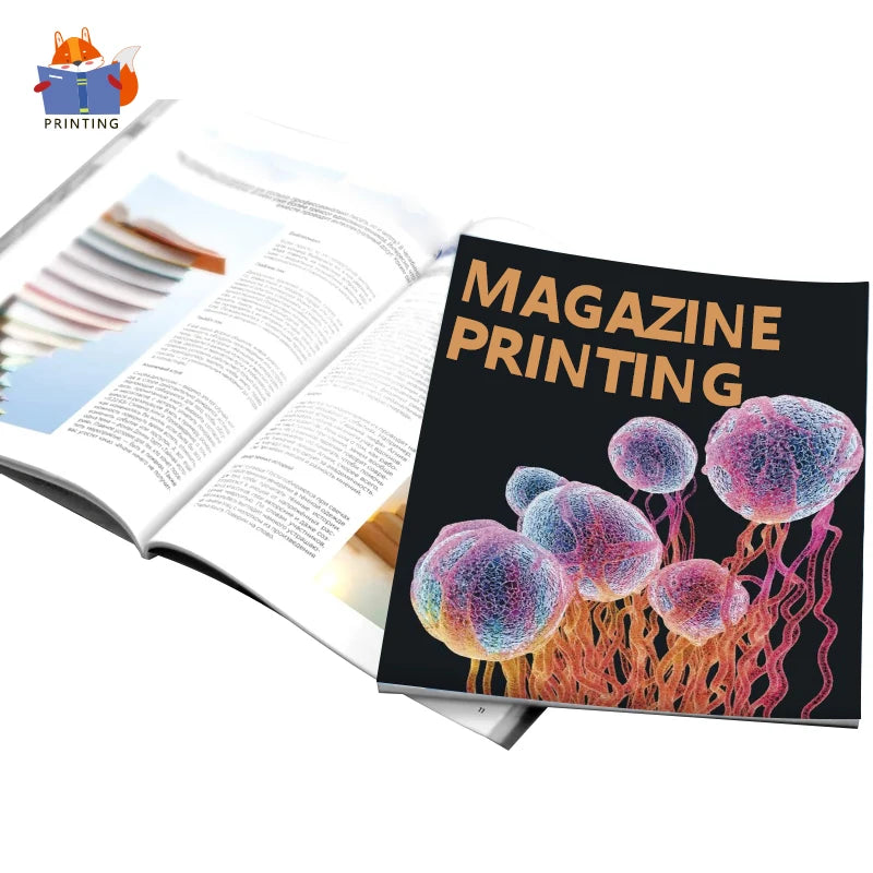 Custom  ColorfulPerfect Binding Magazine Catalogue Booklet Soft Book Printing for Publish