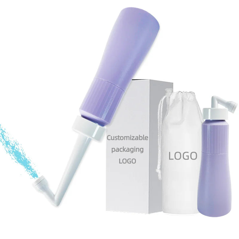 Newest Modern Perineal Rinse Peri Bottle Retractable Nozzle 350ml Portable Bidet Postpartum Care Shattaf Fairy Bottle Travel