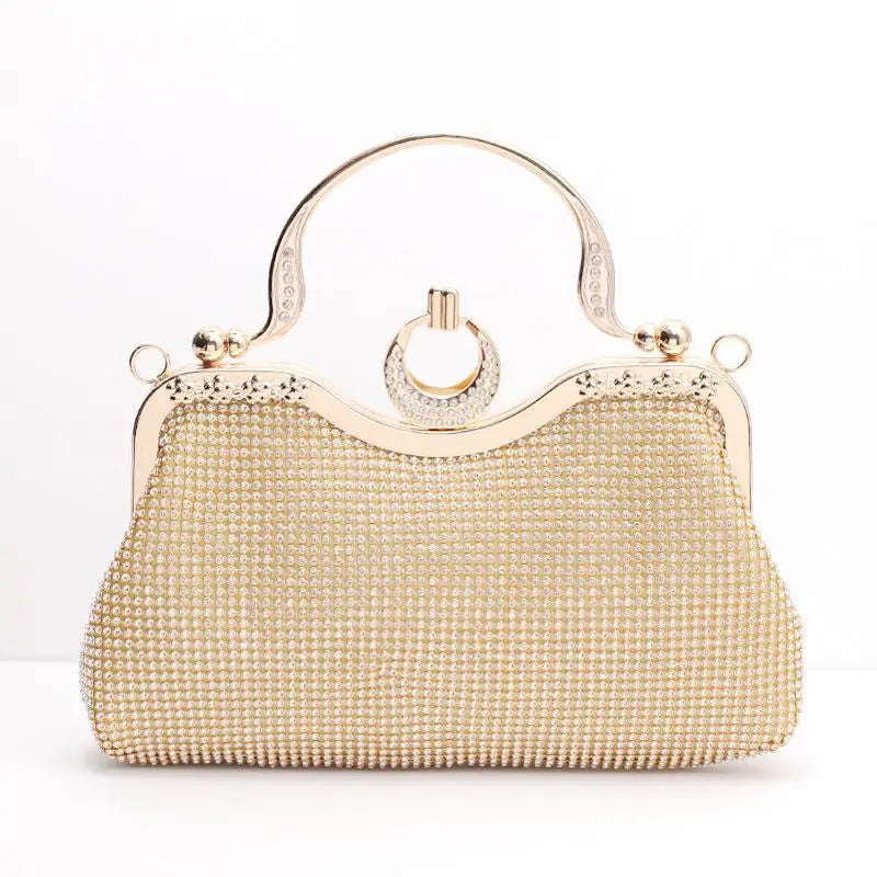 Trendy Luxury Wedding Party Handbag Lady Clutch Bag Rhinestone Evening Bags Diamond Purses Crystal Women Clutch Bags