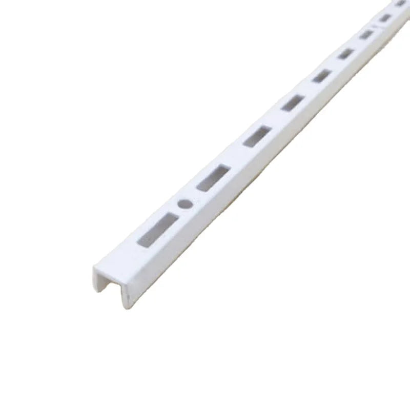 Adjustable Single Slot Steel Rail Wire Shelving Heavy Duty Supermarket Rack with Uprights for Retail Display
